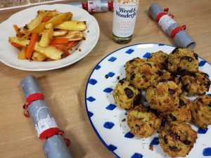 smoked seaweed stuffing and parsnips recipe